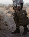 Harvesting & Gathering Bag- Waxed Canvas