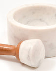 White Marble Mortar & Pestle
