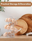 Countertop Freestanding Wire Spiral Egg Skelter / Holder