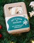 Snowflake Ornament Macrame Kit
