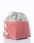 Stylish Waxed Canvas Bin - Medium