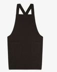 Cross Back Canvas Apron with Pockets