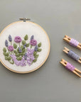 Hand Embroidery KIT - Hawthorne in Lilac