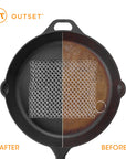 Chainmail Cast Iron Cleaner and Scrubber