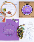 Cosmic Poppies Embroidery Kit