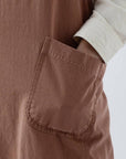 Cross Back Canvas Apron with Pockets