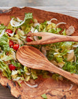 Italian Olivewood Root Salad Bowl
