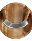 Mezzaluna with Acacia Board