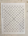 Large Squares - Minimal Mending + Embellishment Transfer