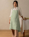 Striped Althea Cross Back Linen Apron – Yarn Dyed Everyday