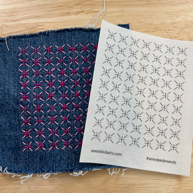 Washable Mending Patterns 