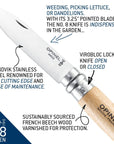 Opinel No.08 Folding Garden Knife