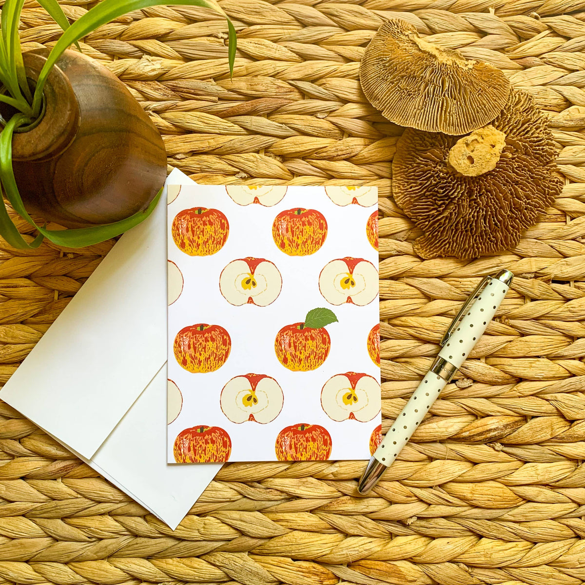 Gravenstein Apples Greeting Card