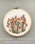 Embroidery Kit  - Avonlea in Terracotta
