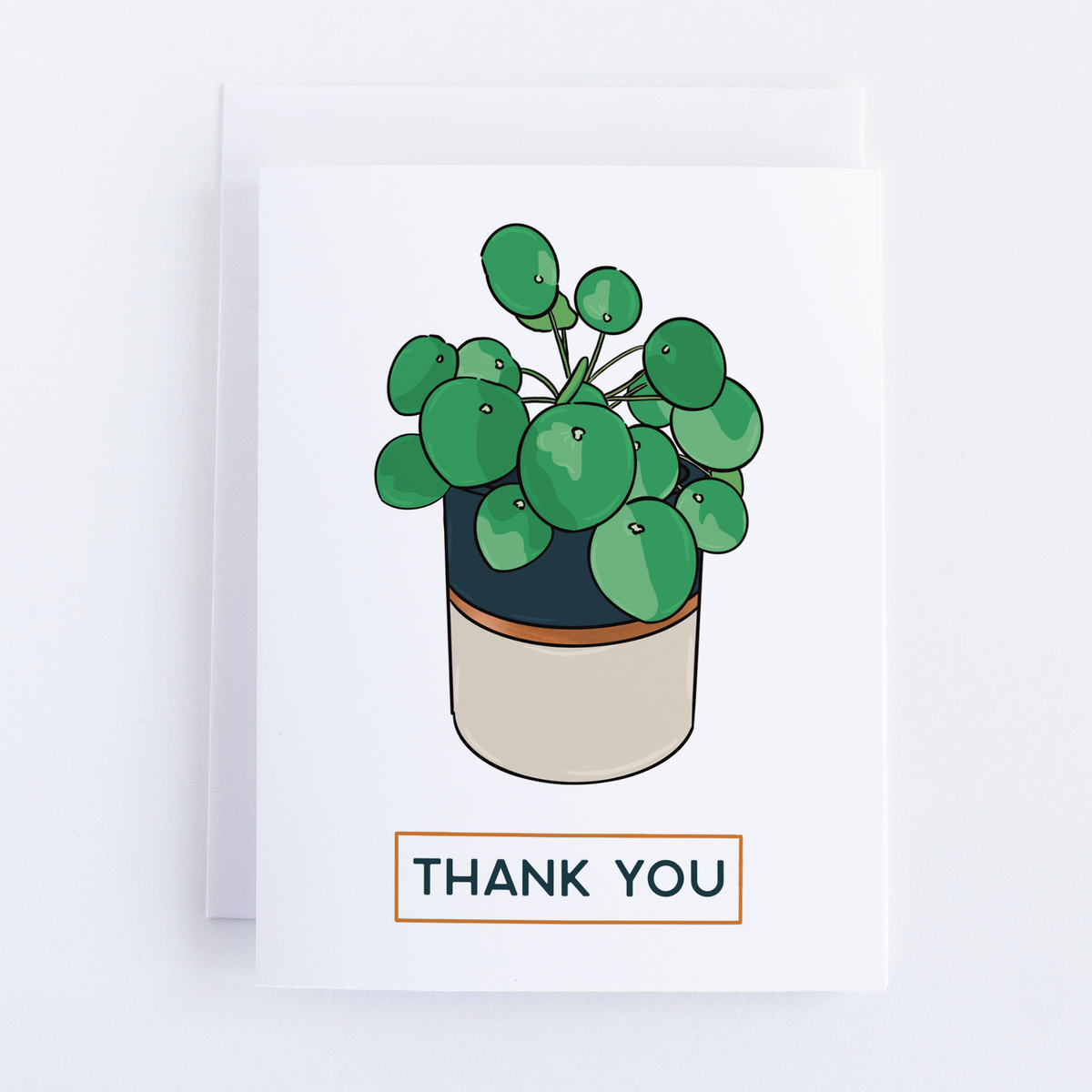 Thank You - Pilea Greeting Card