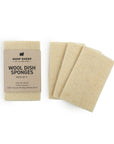 Felted Wool Dish Sponge - 3 Pack