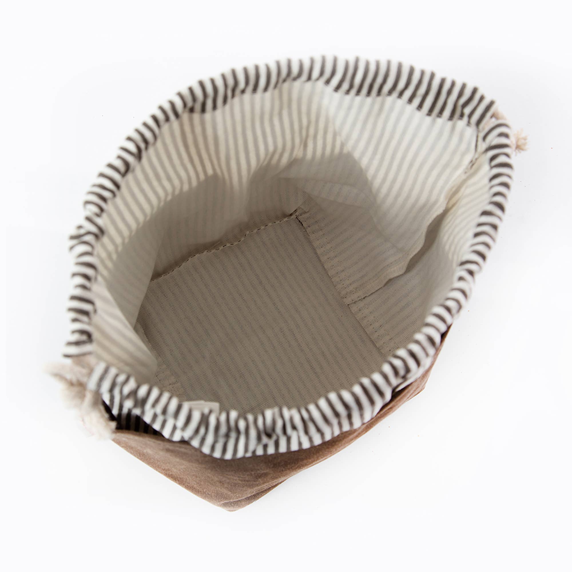 Stylish Waxed Canvas Bin - Medium