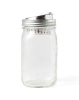 Jarware Stainless Steel Drink Lid for Wide Mouth Mason Jar