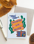 Sardine Besties Birthday Greeting Card