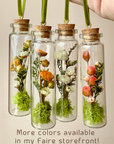 Mix Wildflower Terrarium Christmas Ornament