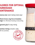 KneadAce PRO Sourdough Kit with 34oz PRO Jar