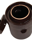 2L Water-Seal Crock Set / Fermentation Crock with Lid & Weights