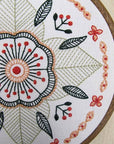 Floral Mandala Embroidery Kit