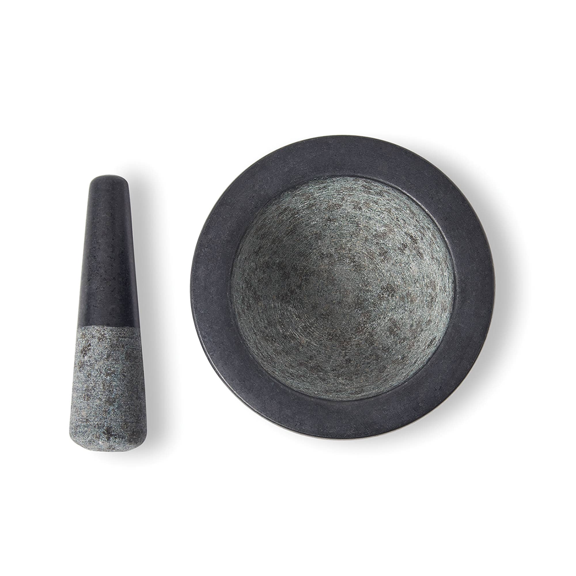 Fox Run Black Granite Mortar and Pestle,7.68" x 6.89 x 7.48"