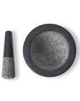 Fox Run Black Granite Mortar and Pestle,7.68" x 6.89 x 7.48"