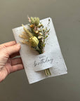 Happy Birthday | Wildflower Seed Card + Tiny Bouquet
