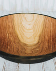 Ebonized Cherry - 15" Bowl/Bee's Oil Finish