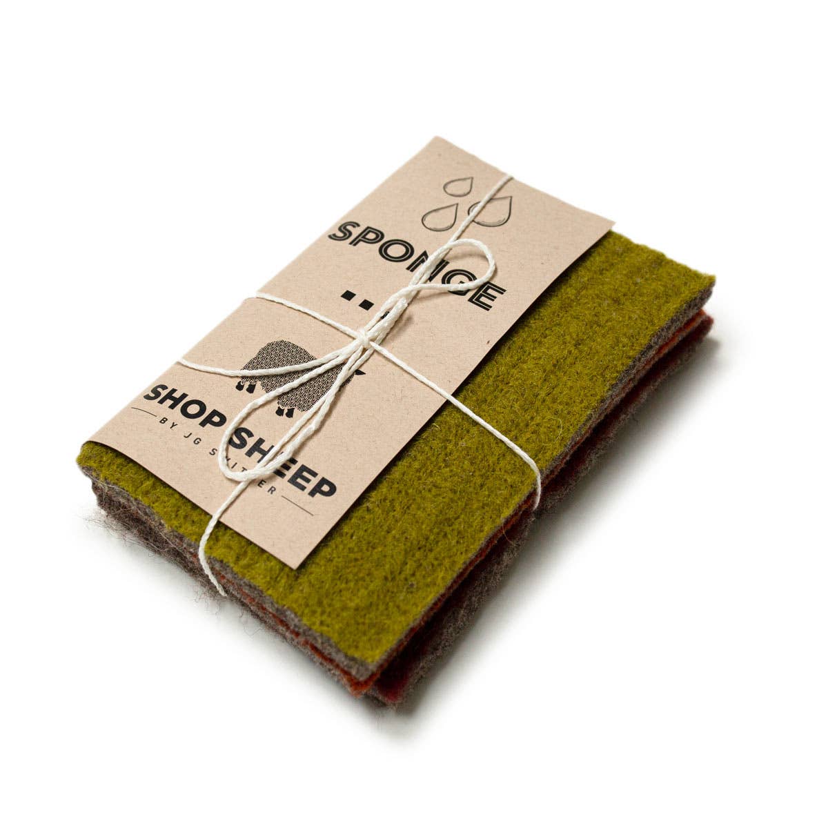 Felted Wool Dish Sponge - 3 Pack - Garden Colors – Gather Sebastopol