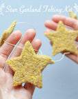Garland of Stars - Needle Felting Kit - Beginner