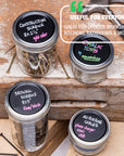 Chalk Top Blackboard Labelling Lids for Mason Jars