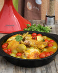 Chasseur Enameled Cast Iron Tajine with Ceramic Lid 12