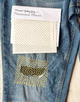 Persimmon Flowers - Minimal Mending + Embellishment Transfer