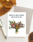 Grateful For You Bouquet Greeting Card