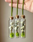 Wildflower Terrarium Holiday Ornament Mushroom