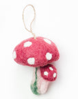 Ornament - Felt Mushrooms