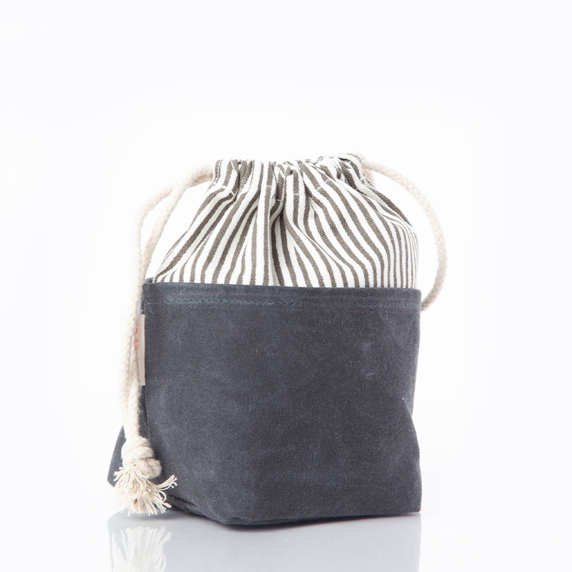 Stylish Waxed Canvas Bin - Small