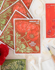 Thinking of You (Red Poppies) Friendship Card