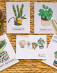 Thank You - Pilea Greeting Card