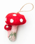 Ornament - Felt Mushrooms