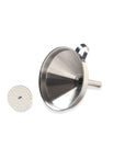 Stainless Steel Funnel with Removable Strainer, 5"