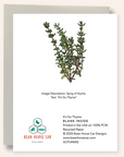 It's Go Thyme Greeting Card