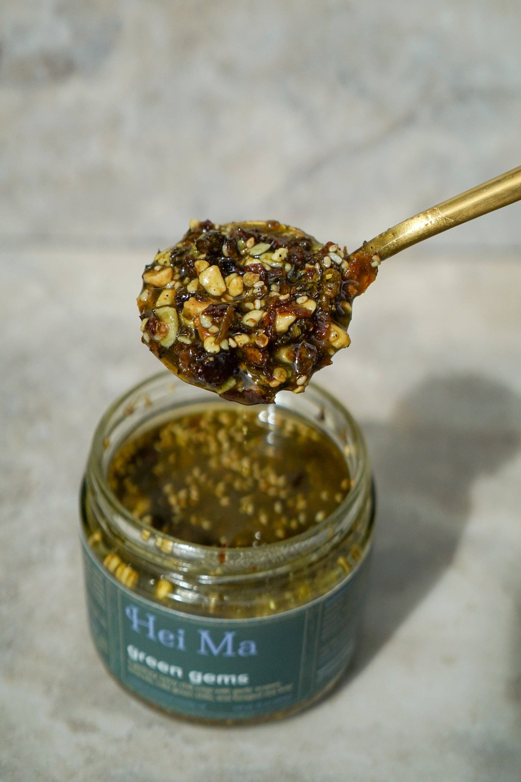Hei Ma Green Gems Chili Crisp