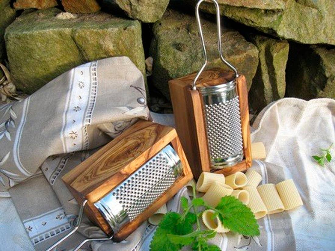 Small Olive Wood Grater