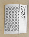 Lattice - Minimal Mending + Embellishment Transfer