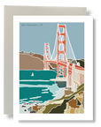 San Francisco - Golden Gate Bridge Greeting Card