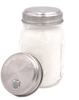 Sugar Dispensing Stainless Steel Lids for Mason Jars 2 Pack